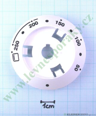 Podložka pod knoflík termostatu B bílá v=16 mm ( zrušeno bez náhrady )  (C20H001B8)